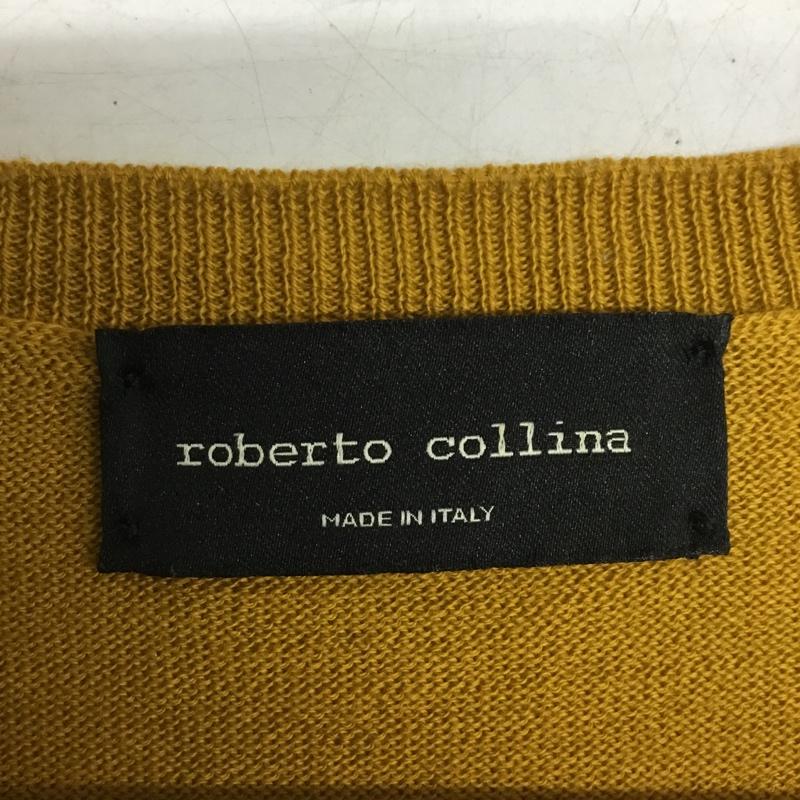 ロベルトコリーナ ROBERTO COLLINA ニット、セーター 長袖 M 無地 マスタード / マスタード / レディース USED 古着 中古 10160744