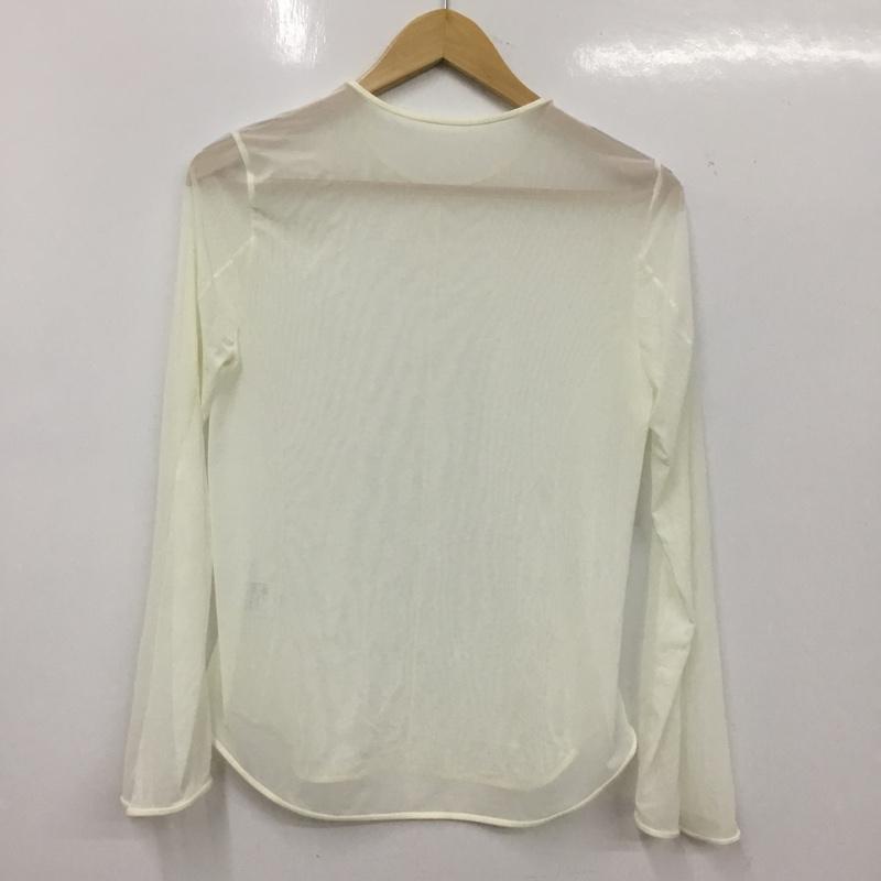 ユニクロ UNIQLO カットソー 長袖 M 無地 白 / ホワイト / white レディース USED 古着 中古 10160749