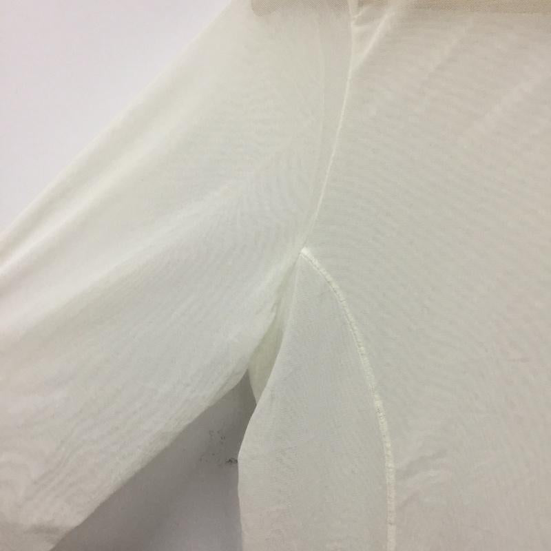 ユニクロ UNIQLO カットソー 長袖 M 無地 白 / ホワイト / white レディース USED 古着 中古 10160749