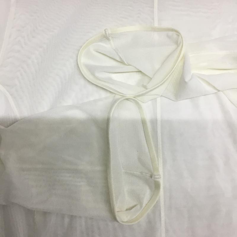 ユニクロ UNIQLO カットソー 長袖 M 無地 白 / ホワイト / white レディース USED 古着 中古 10160749
