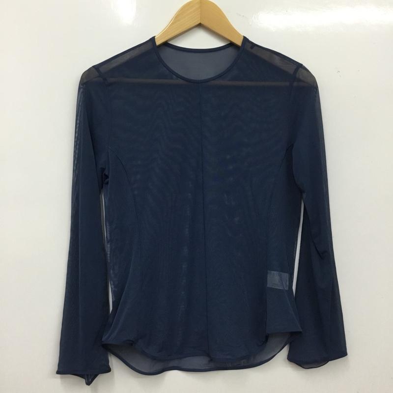 ユニクロ UNIQLO カットソー 長袖 M 無地 青 / ブルー / blue レディース USED 古着 中古 10160750