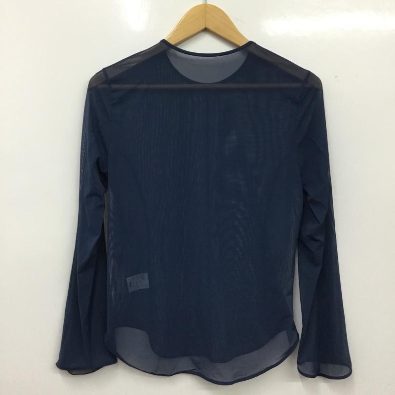 ユニクロ UNIQLO カットソー 長袖 M 無地 青 / ブルー / blue レディース USED 古着 中古 10160750