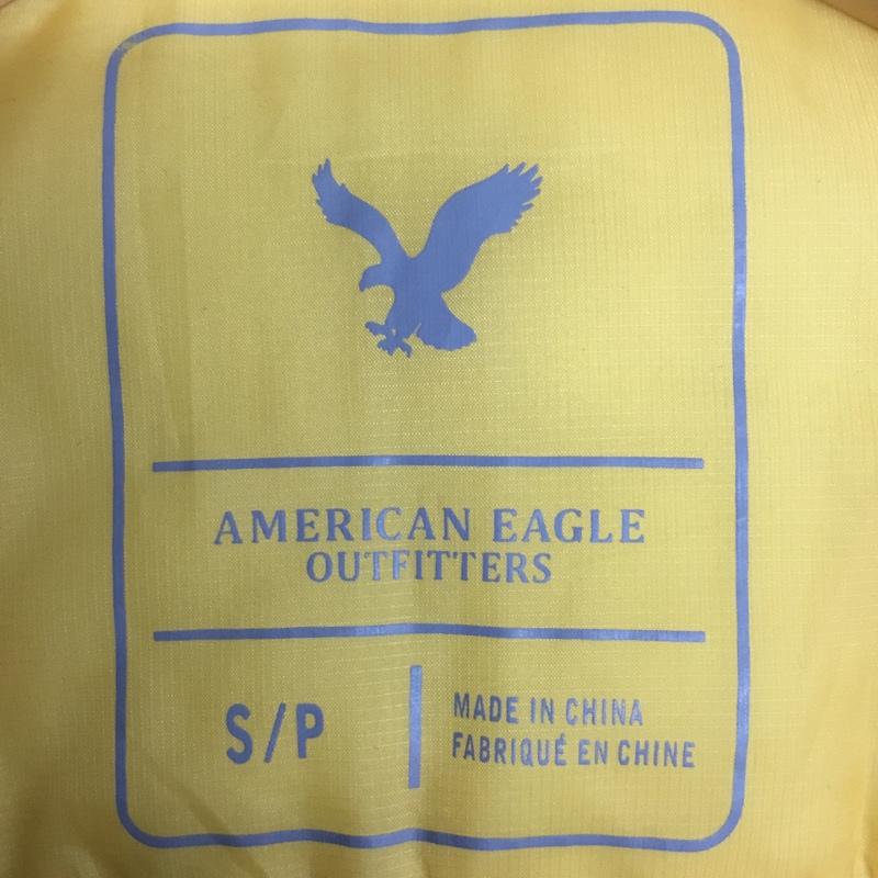 アメリカンイーグルアウトフィッターズ AMERICANEAGLEOUTFITTERS ジャケット、上着 ジャンパー、ブルゾン ジップアップジャケット ダウンジャケット アウター S 無地 紺 / ネイビー / navy メンズ USED 古着 中古 10160751