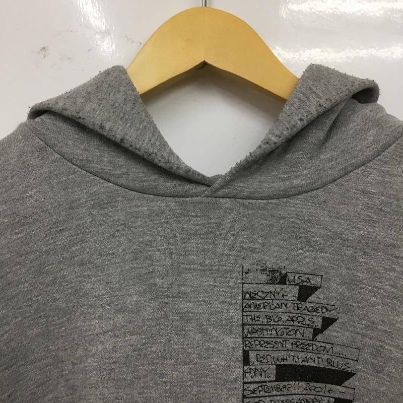 古着 USED パーカー 長袖 長袖パーカー プルオーバーパーカー スウェット L ロゴ、文字 灰 / グレー / gray メンズ USED 古着 中古 10160755