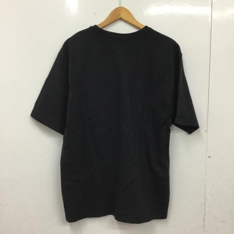 ニューバランス New Balance Tシャツ 半袖 半袖カットソー プリントTシャツ クルーネックカットソー L ロゴ、文字 黒 / ブラック / black メンズ USED 古着 中古 10160756
