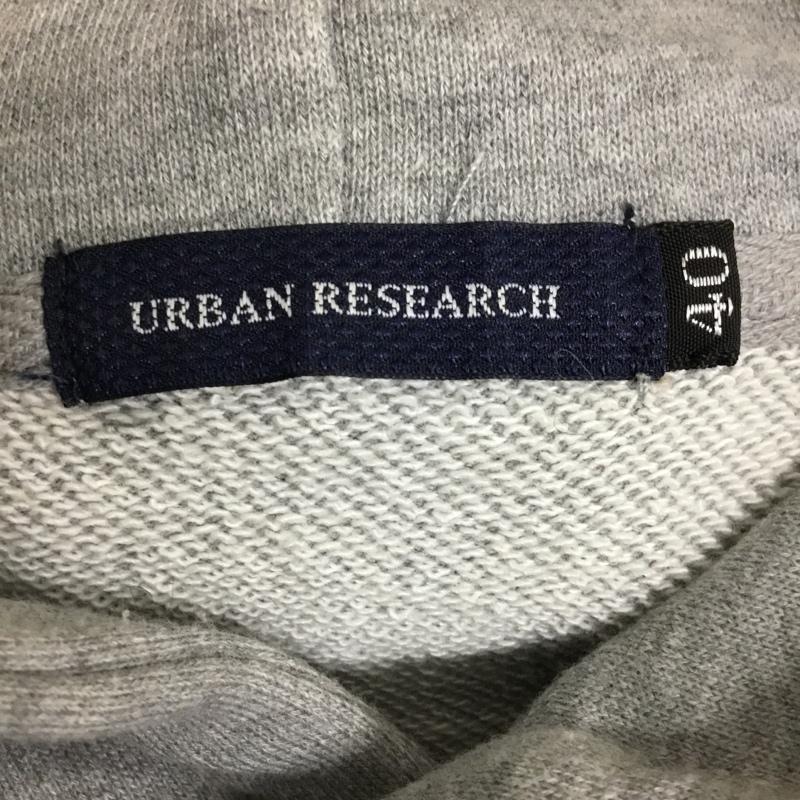 アーバンリサーチ URBAN RESEARCH パーカー 長袖 長袖パーカー プルオーバーパーカー スウェット 40 無地 灰 / グレー / gray メンズ USED 古着 中古 10160759