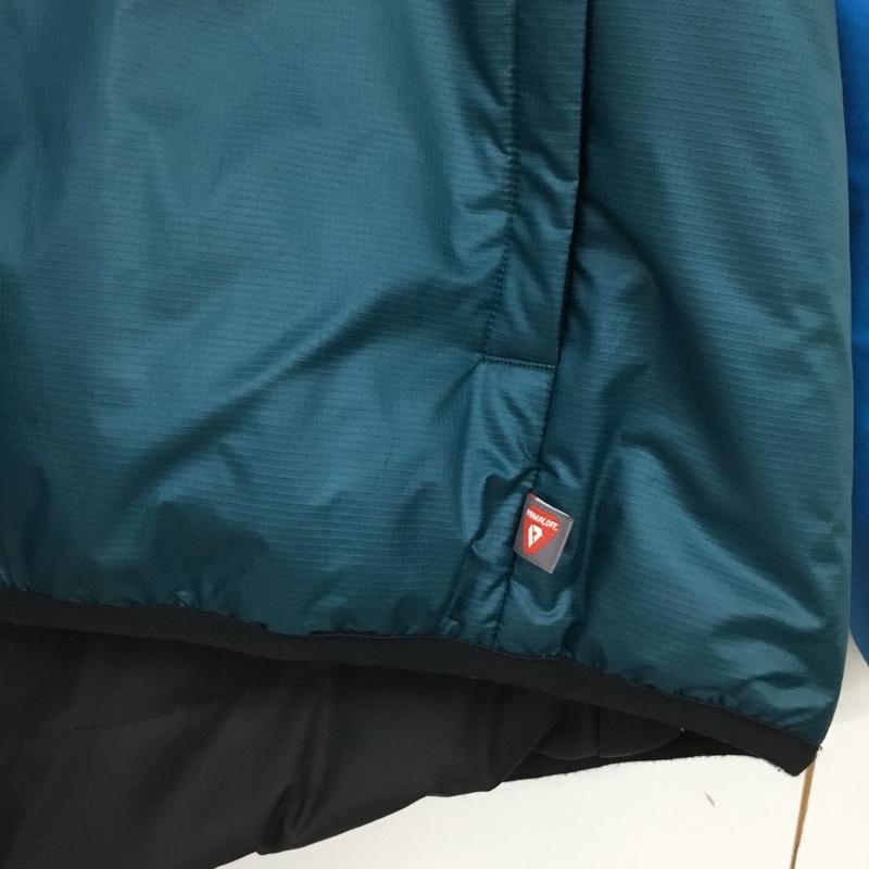 ナイキ エィシージー NIKE ACG ジャケット、上着 ジャンパー、ブルゾン ジップアップジャケット ダウンジャケット アウター L ロゴ、文字 青 / ブルー / blue X 緑 / グリーン / green メンズ USED 古着 中古 10160761