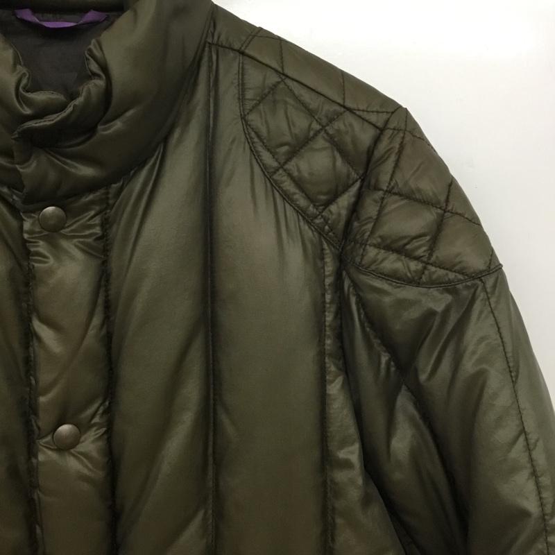 ポールスミス Paul Smith ジャケット、上着 ジャンパー、ブルゾン ジップアップジャケット ダウンジャケット アウター L 無地 カーキ / カーキ / khaki メンズ USED 古着 中古 10160763