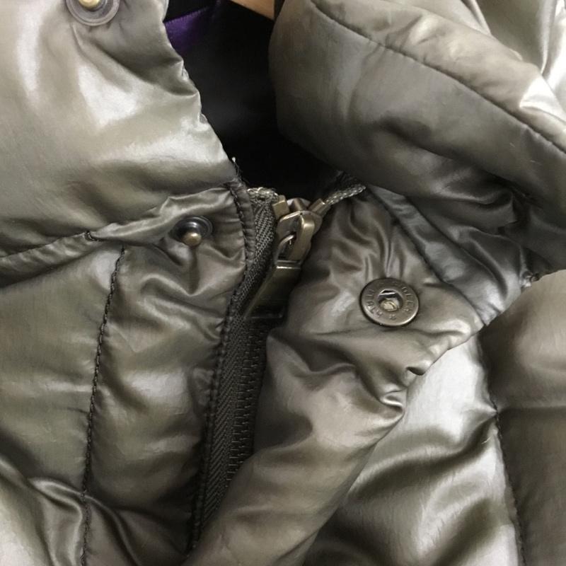 ポールスミス Paul Smith ジャケット、上着 ジャンパー、ブルゾン ジップアップジャケット ダウンジャケット アウター L 無地 カーキ / カーキ / khaki メンズ USED 古着 中古 10160763