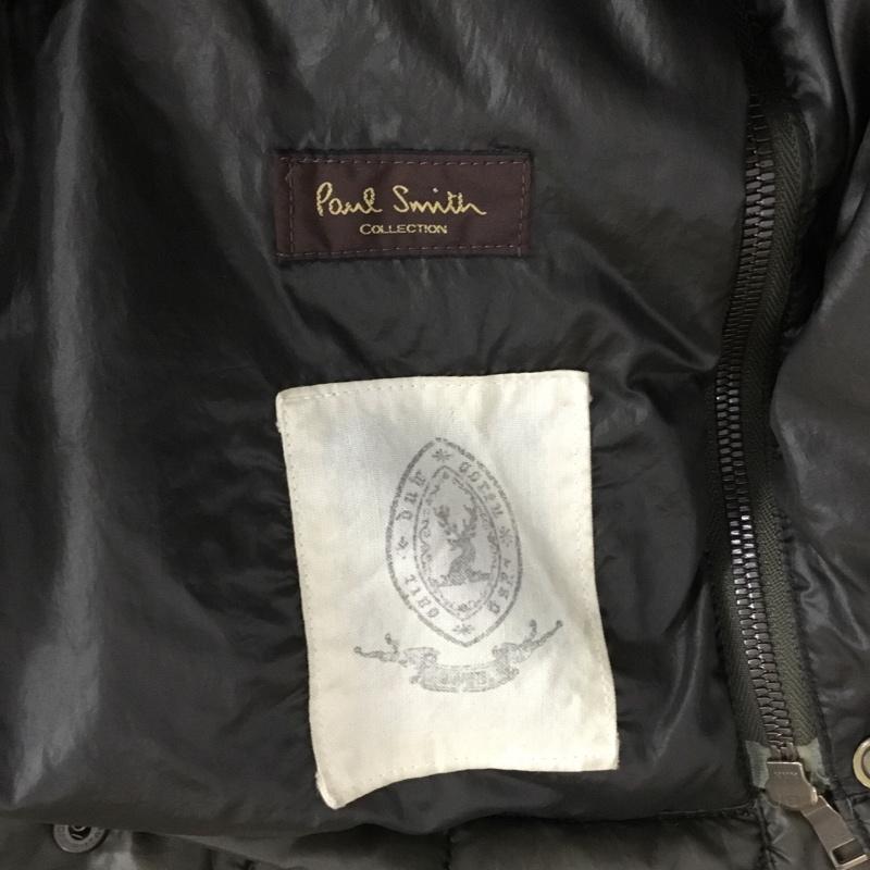 ポールスミス Paul Smith ジャケット、上着 ジャンパー、ブルゾン ジップアップジャケット ダウンジャケット アウター L 無地 カーキ / カーキ / khaki メンズ USED 古着 中古 10160763