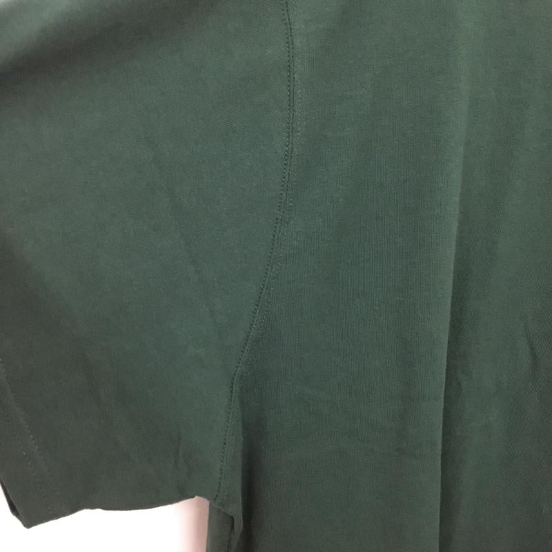 ウッドブロック WOODBLOCK Tシャツ 半袖 半袖カットソー プリントTシャツ クルーネックカットソー XL プリント 緑 / グリーン / green メンズ USED 古着 中古 10160764