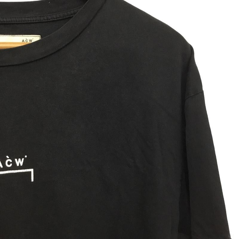 ア・コールド・ウォール A-COLD-WALL* Tシャツ 半袖 半袖カットソー プリントTシャツ クルーネックカットソー M ロゴ、文字 ダークグレー / ダークグレー / メンズ USED 古着 中古 10160765