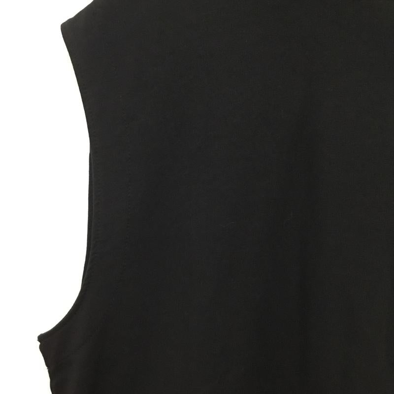 ウザリス USUALIS ベスト ベスト プルオーバー L ロゴ、文字 黒 / ブラック / black メンズ USED 古着 中古 10160766
