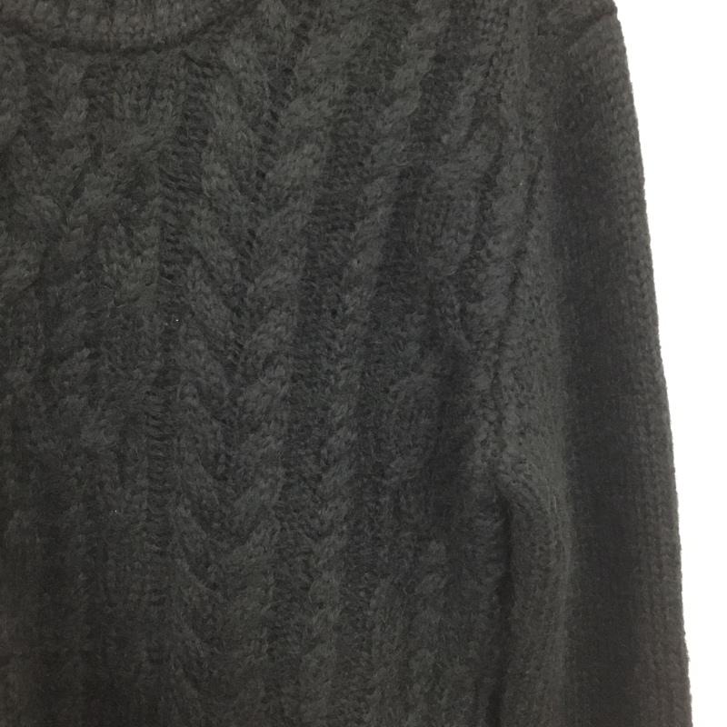 バルマン BALMAIN ニット、セーター 長袖 長袖ニットカットソー クルーネック セーター M  黒 / ブラック / black メンズ USED 古着 中古 10160770