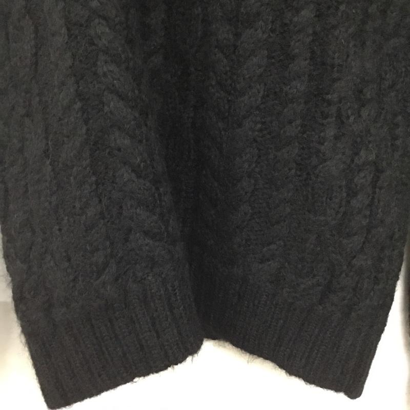 バルマン BALMAIN ニット、セーター 長袖 長袖ニットカットソー クルーネック セーター M  黒 / ブラック / black メンズ USED 古着 中古 10160770