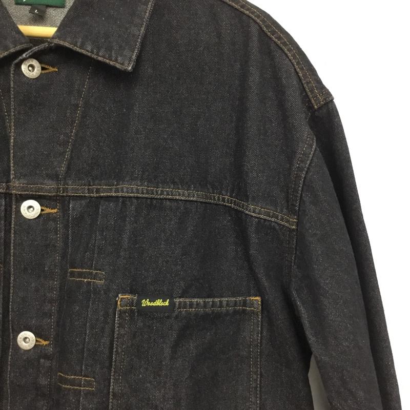 ウッドブロック WOODBLOCK ジャケット、上着 ジャンパー、ブルゾン L 無地 インディゴ / インディゴ / Indigo メンズ USED 古着 中古 10160771