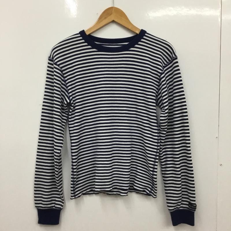 シールームリン SeaRoomlynn Tシャツ 長袖 FREE ボーダー柄 白 / ホワイト / white X 紺 / ネイビー / navy レディース USED 古着 中古 10160778