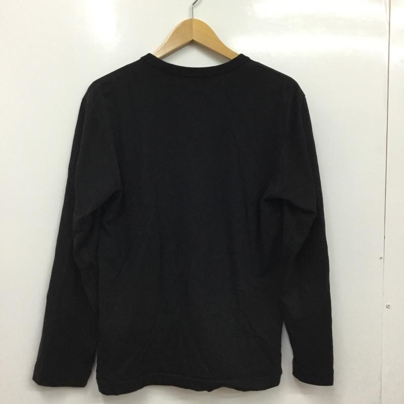 プレイコムデギャルソン PLAY COMME des GARCONS Tシャツ 長袖 AZ-T120 Long Sleeve T-Shirt With Black Emblem M 無地 黒 / ブラック / black メンズ USED 古着 中古 10160780