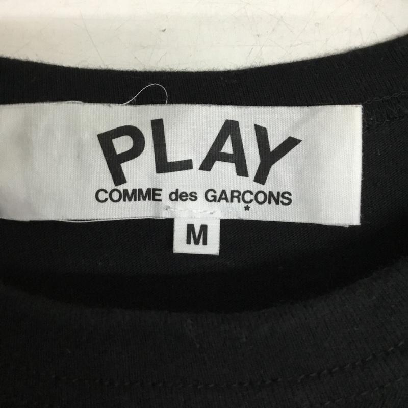 プレイコムデギャルソン PLAY COMME des GARCONS Tシャツ 長袖 AZ-T120 Long Sleeve T-Shirt With Black Emblem M 無地 黒 / ブラック / black メンズ USED 古着 中古 10160780
