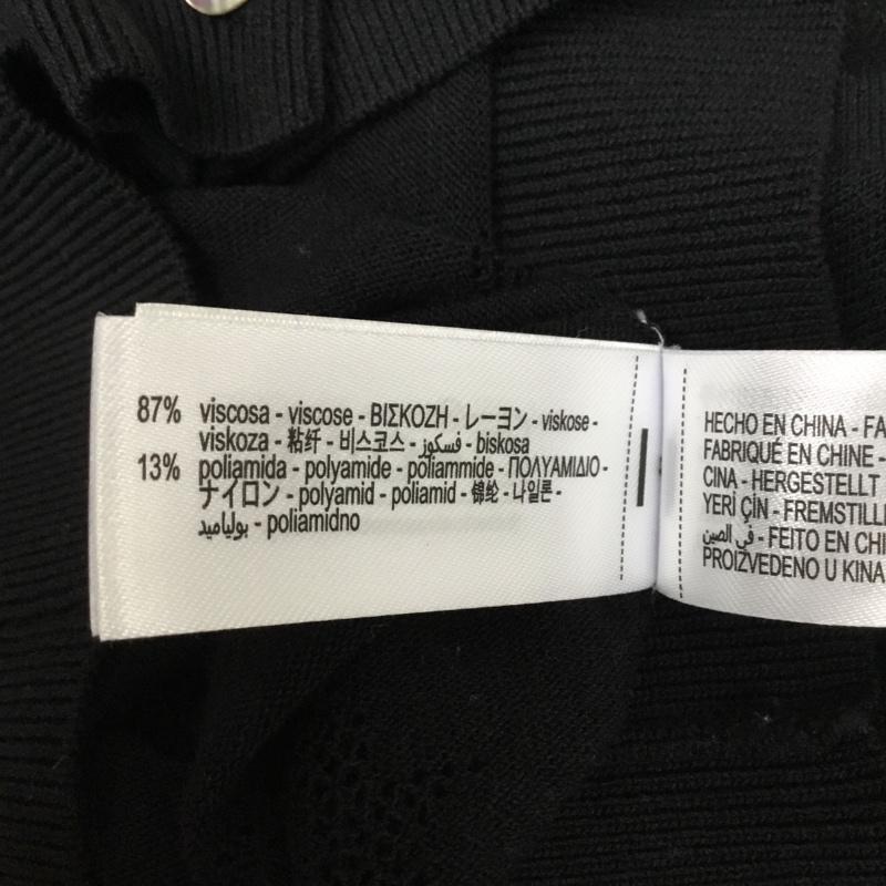 ザラ ZARA カーディガン 半袖 S 無地 黒 / ブラック / black レディース USED 古着 中古 10160781