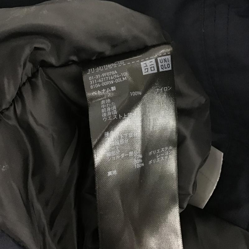 ユニクロ UNIQLO ジャケット、上着 ジャンパー、ブルゾン ジップアップジャケット ナイロンジャケット アウター L 無地 紺 / ネイビー / navy メンズ USED 古着 中古 10160784