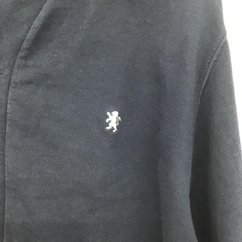 ジムフレックス GYMPHLEX カットソー 長袖 長袖カットソー クルーネックカットソー 刺繍カットソー M ロゴ、文字 紺 / ネイビー / navy メンズ USED 古着 中古 10160785