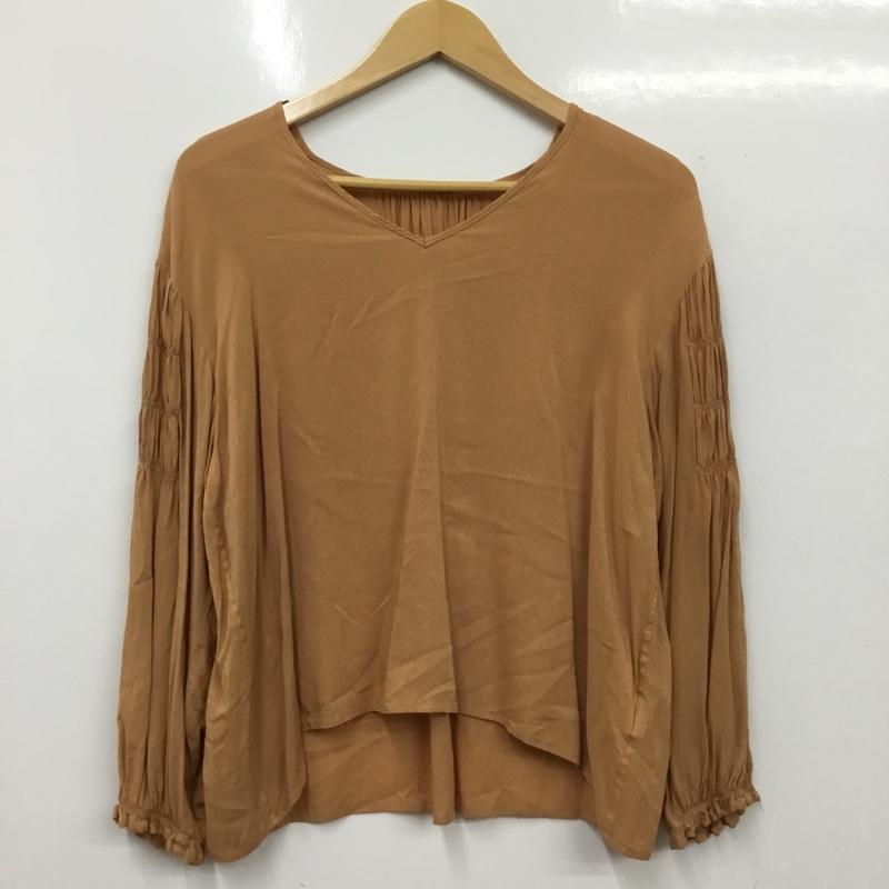 レイビームス Ray BEAMS カットソー 長袖 無地 茶 / ブラウン / brown レディース USED 古着 中古 10160788