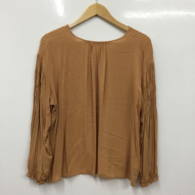 レイビームス Ray BEAMS カットソー 長袖 無地 茶 / ブラウン / brown レディース USED 古着 中古 10160788