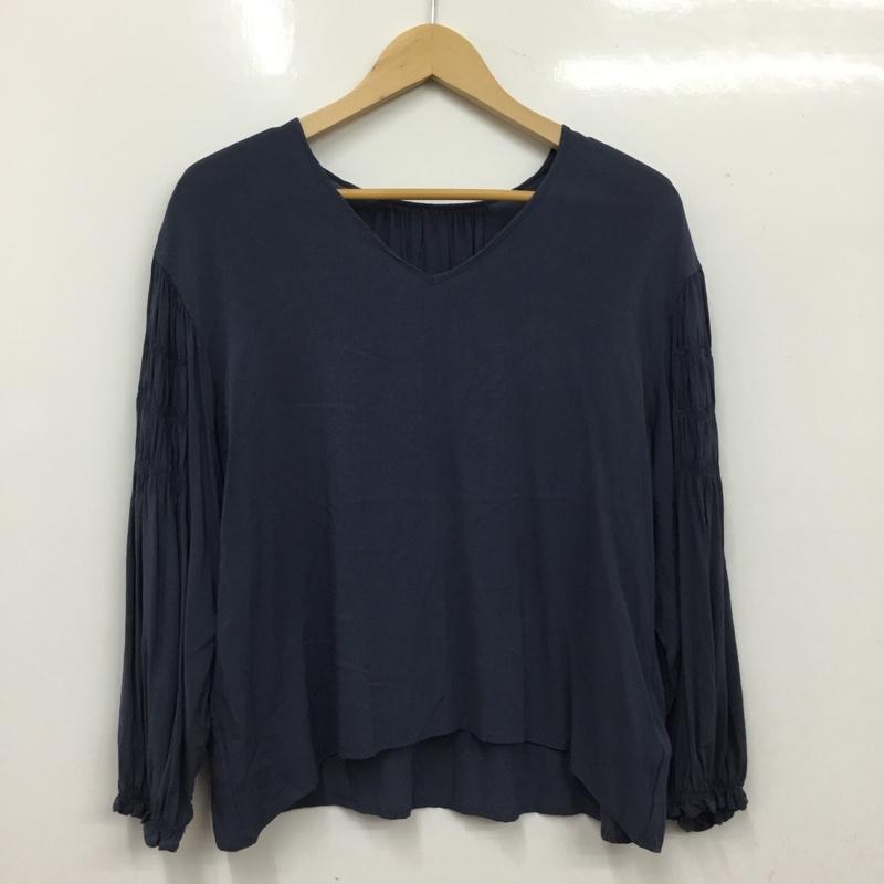 レイビームス Ray BEAMS カットソー 長袖 無地 紺 / ネイビー / navy レディース USED 古着 中古 10160789