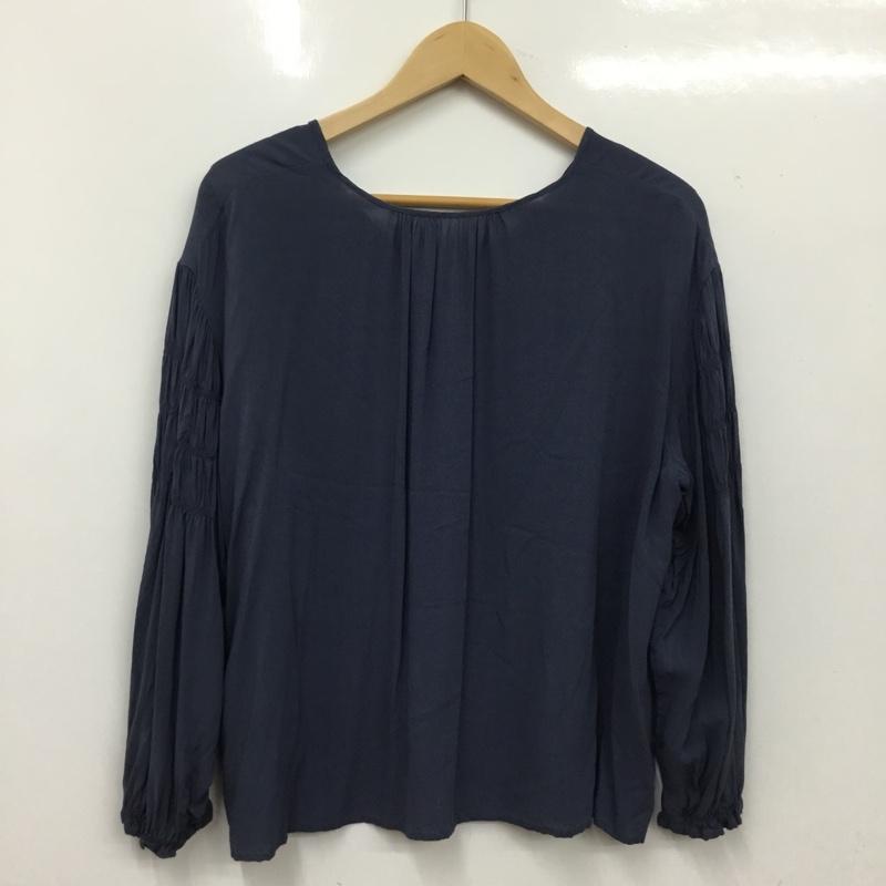 レイビームス Ray BEAMS カットソー 長袖 無地 紺 / ネイビー / navy レディース USED 古着 中古 10160789