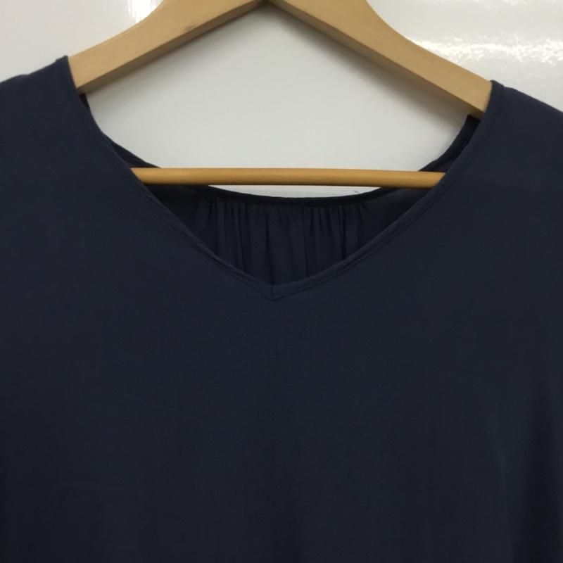 レイビームス Ray BEAMS カットソー 長袖 無地 紺 / ネイビー / navy レディース USED 古着 中古 10160789