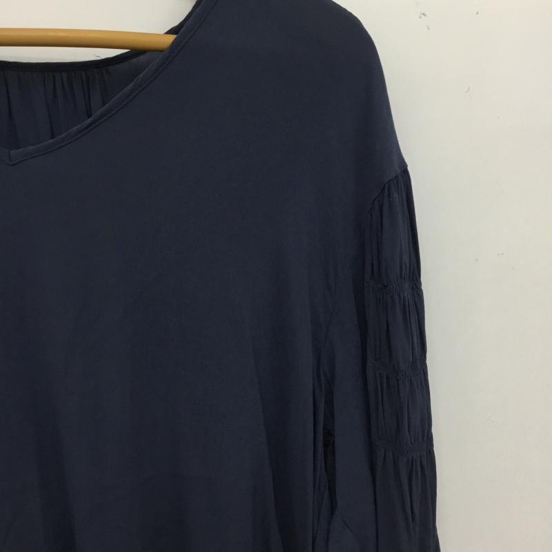レイビームス Ray BEAMS カットソー 長袖 無地 紺 / ネイビー / navy レディース USED 古着 中古 10160789
