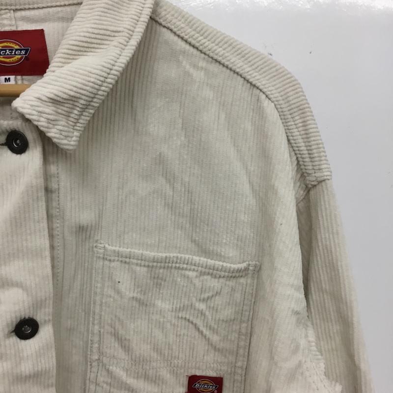 ディッキーズ Dickies ジャケット、上着 ジャケット、ブレザー 1482-8310 コーデュロイワークジャケット M 無地 オフホワイト / オフホワイト / レディース USED 古着 中古 10160791