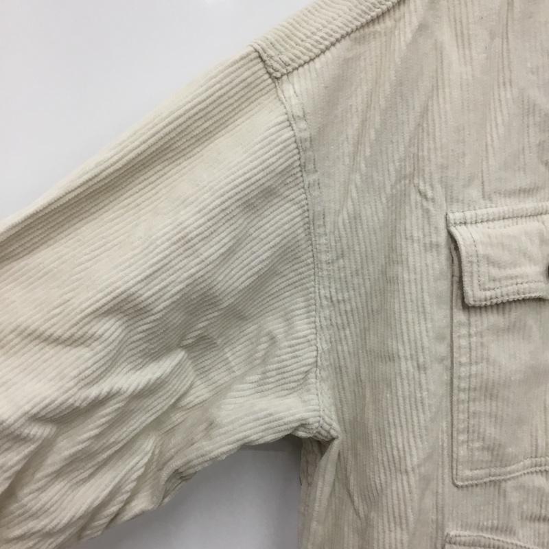 ディッキーズ Dickies ジャケット、上着 ジャケット、ブレザー 1482-8310 コーデュロイワークジャケット M 無地 オフホワイト / オフホワイト / レディース USED 古着 中古 10160791