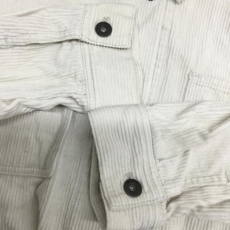 ディッキーズ Dickies ジャケット、上着 ジャケット、ブレザー 1482-8310 コーデュロイワークジャケット M 無地 オフホワイト / オフホワイト / レディース USED 古着 中古 10160791