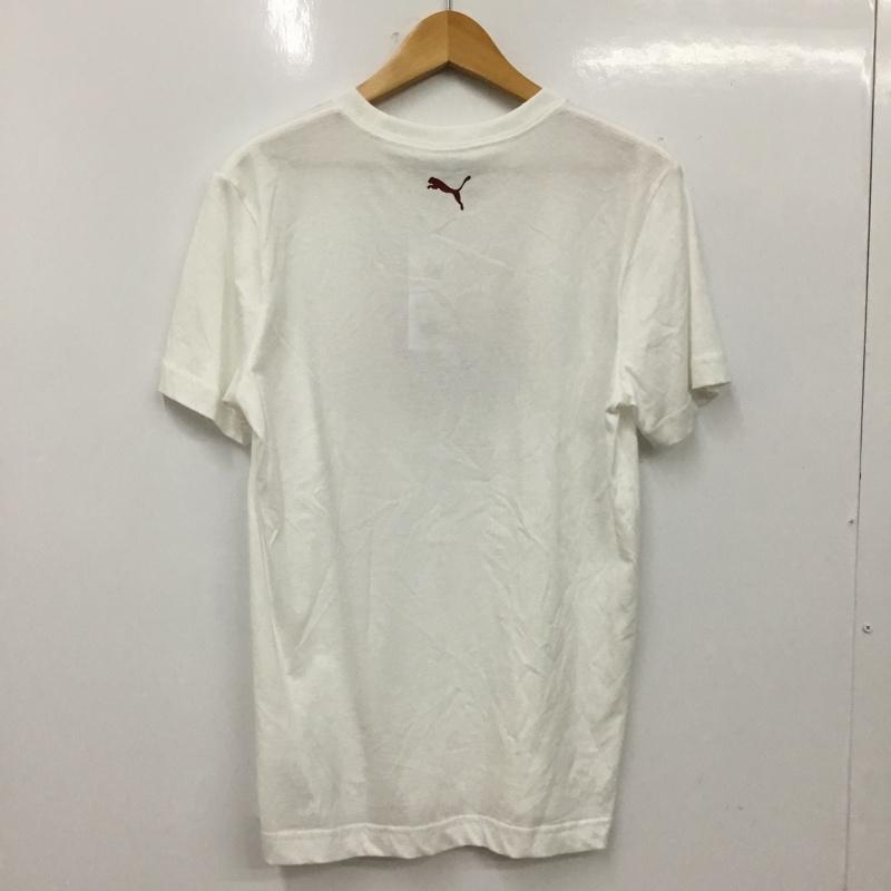 プーマ PUMA Tシャツ 半袖 S プリント 白 / ホワイト / white レディース USED 古着 中古 10160795
