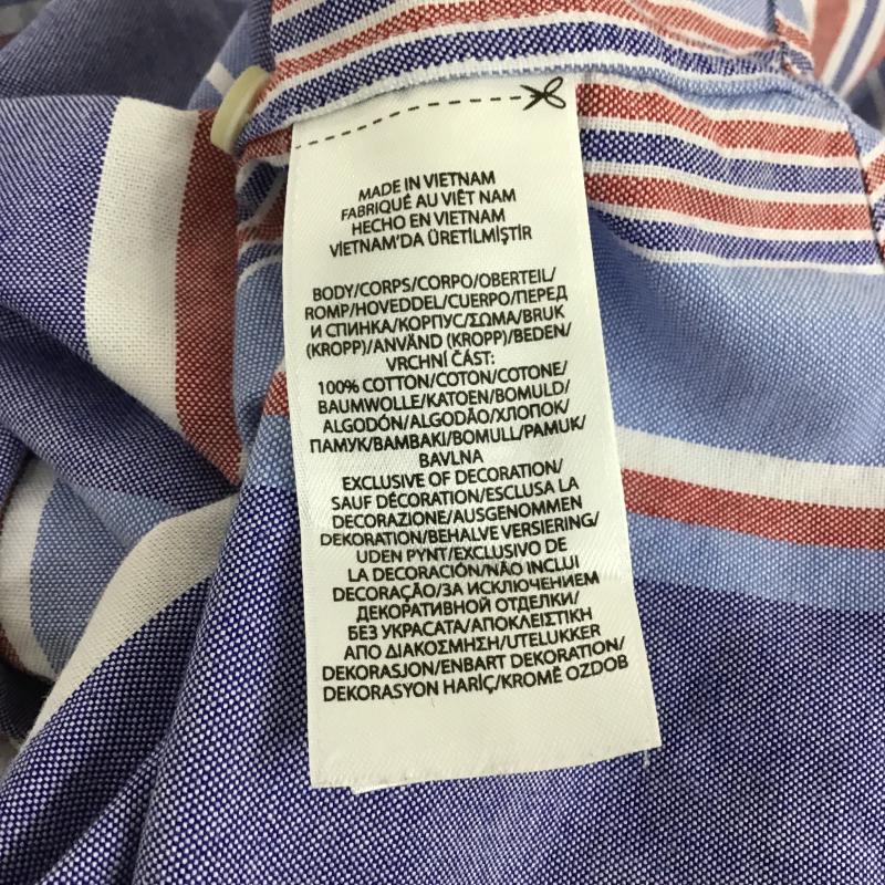 ポロラルフローレン POLO RALPH LAUREN シャツ、ブラウス 半袖 半袖シャツ ストライプシャツ ボタンダウンシャツ M ストライプ マルチカラー / マルチカラー / multicolor メンズ USED 古着 中古 10160797