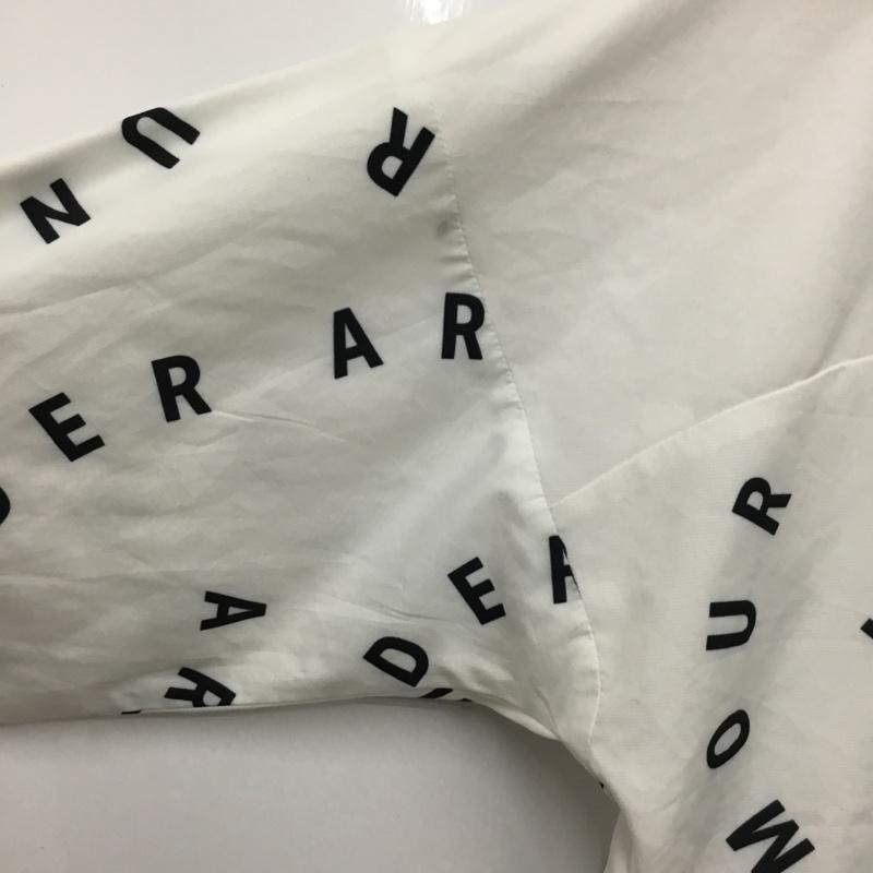 アンダーアーマー UNDER ARMOUR ジャケット、上着 ジャンパー、ブルゾン L プリント X ロゴ、文字 白 / ホワイト / white レディース USED 古着 中古 10160798