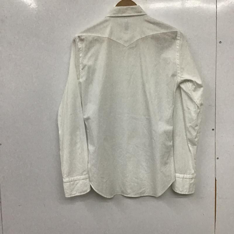 ボルゾネッラ BOLZONELLA シャツ、ブラウス 長袖 長袖シャツ 無地シャツ カラーシャツ S 無地 白 / ホワイト / white メンズ USED 古着 中古 10160799