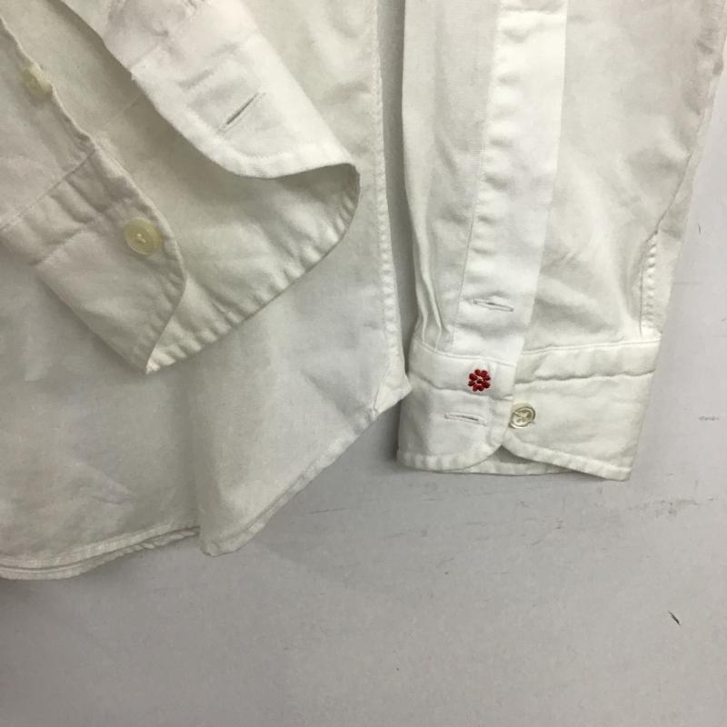 ボルゾネッラ BOLZONELLA シャツ、ブラウス 長袖 長袖シャツ 無地シャツ カラーシャツ S 無地 白 / ホワイト / white メンズ USED 古着 中古 10160799