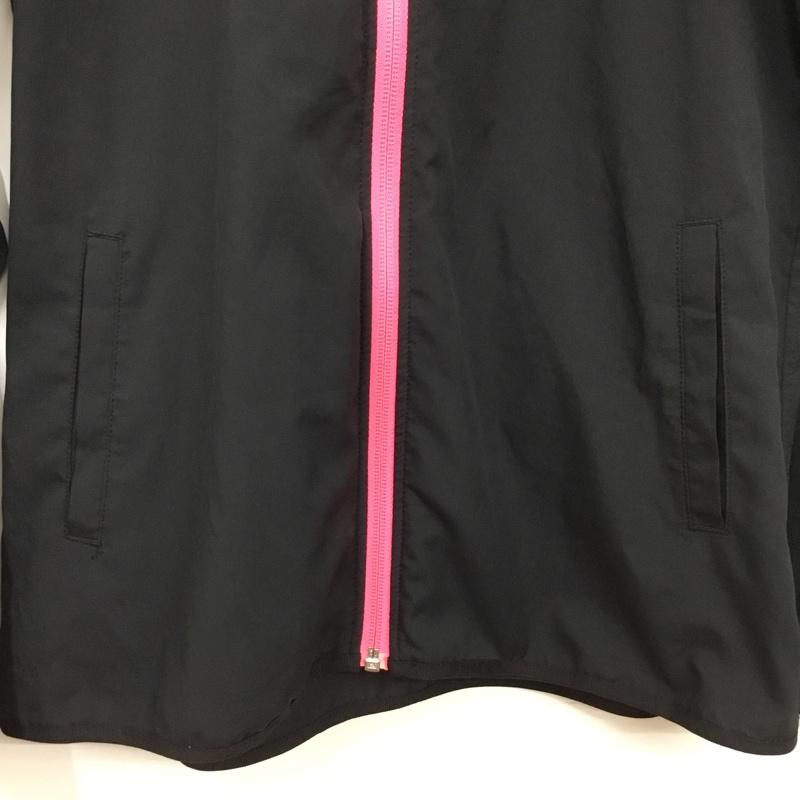 アンダーアーマー UNDER ARMOUR ジャケット、上着 ジャンパー、ブルゾン M ロゴ、文字 X プリント 黒 / ブラック / black レディース USED 古着 中古 10160800