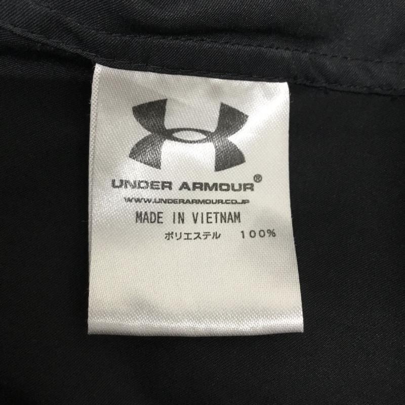 アンダーアーマー UNDER ARMOUR ジャケット、上着 ジャンパー、ブルゾン M ロゴ、文字 X プリント 黒 / ブラック / black レディース USED 古着 中古 10160800