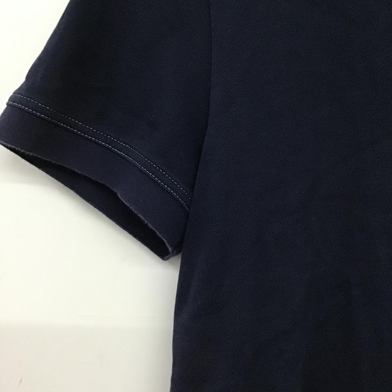ラコステ LACOSTE ポロシャツ 半袖 半袖ポロシャツ カラーシャツ 半袖カットソー 4 ロゴ、文字 紺 / ネイビー / navy メンズ USED 古着 中古 10160801