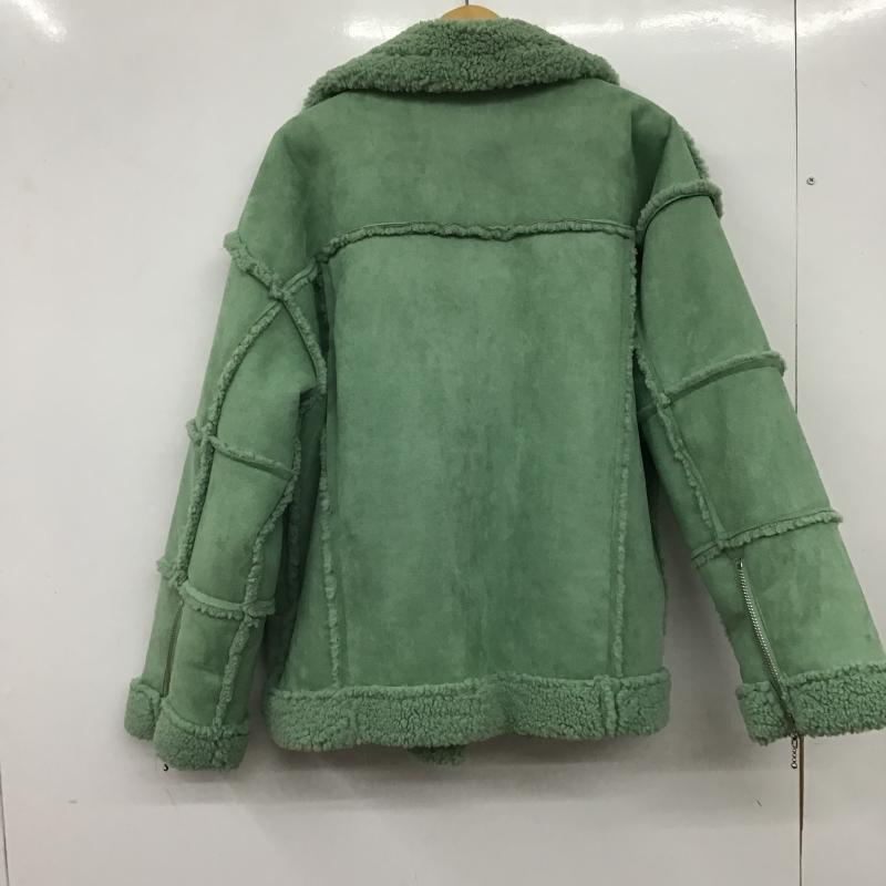ジュエティ jouetie ジャケット、上着 ライダース 082050000401 エコムートンライダース M 無地 緑 / グリーン / green レディース USED 古着 中古 10160803