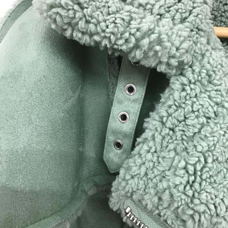ジュエティ jouetie ジャケット、上着 ライダース 082050000401 エコムートンライダース M 無地 緑 / グリーン / green レディース USED 古着 中古 10160803