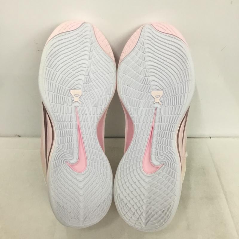 ナイキ NIKE スニーカー スニーカー FZ8606-101 A One Leo Lights EP バスケットシューズ 28.5cm 箱有 28.0cm ロゴ、文字 桃 / ピンク / pink X 白 / ホワイト / white レディース USED 古着 中古 10160804