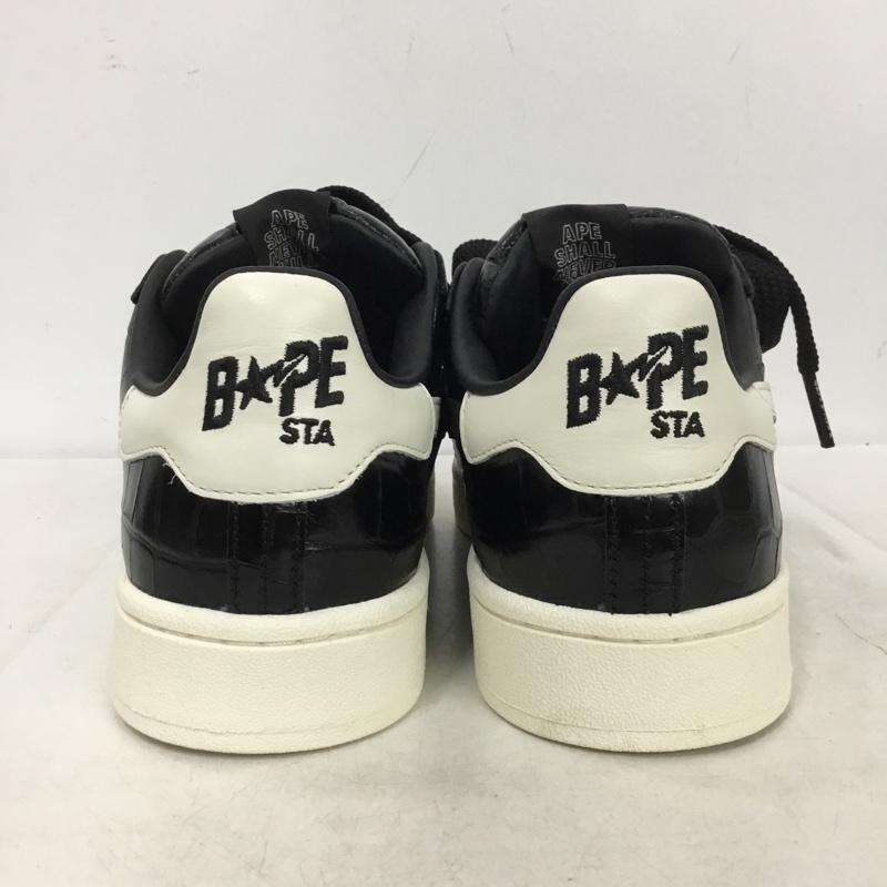 アディダス adidas スニーカー スニーカー KJ8851 CAMPUS 00S BAPE A BATHING APE 27cm 箱有 27.0cm ロゴ、文字 黒 / ブラック / black X 金 / ゴールド / gold color X オフホワイト / オフホワイト / メンズ USED 古着 中古 10160805