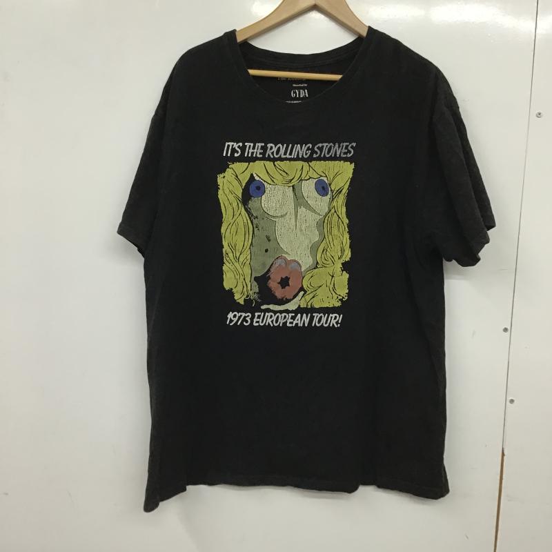 ジェイダ GYDA Tシャツ 半袖 FREE プリント 黒 / ブラック / black レディース USED 古着 中古 10160807