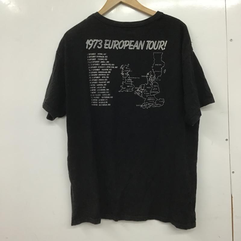 ジェイダ GYDA Tシャツ 半袖 FREE プリント 黒 / ブラック / black レディース USED 古着 中古 10160807