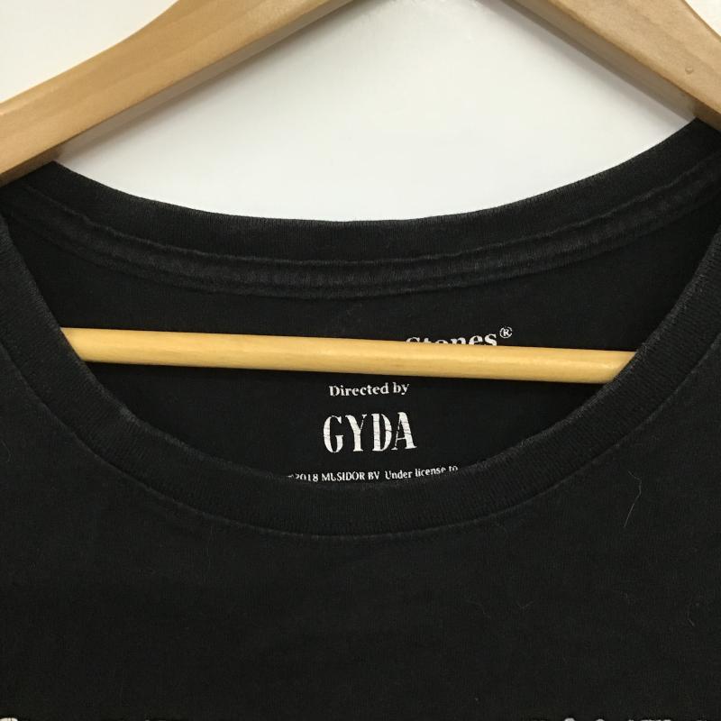 ジェイダ GYDA Tシャツ 半袖 FREE プリント 黒 / ブラック / black レディース USED 古着 中古 10160807